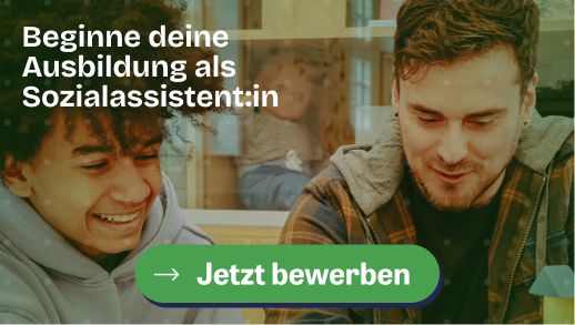 Beginne eine Ausbildung als Sozialassistent. Jetzt bewerben
