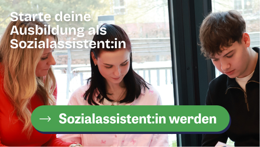 Beginne eine Ausbildung als Sozialassistent. Jetzt bewerben