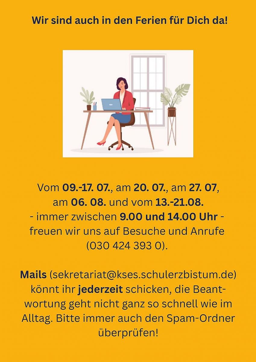 Anwesenheit im Sommer 2026